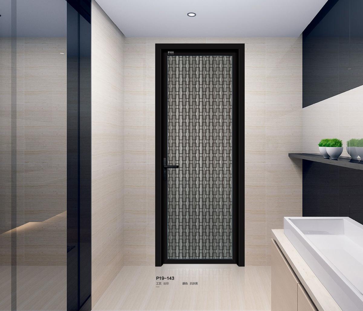 榮爵窄框平開門